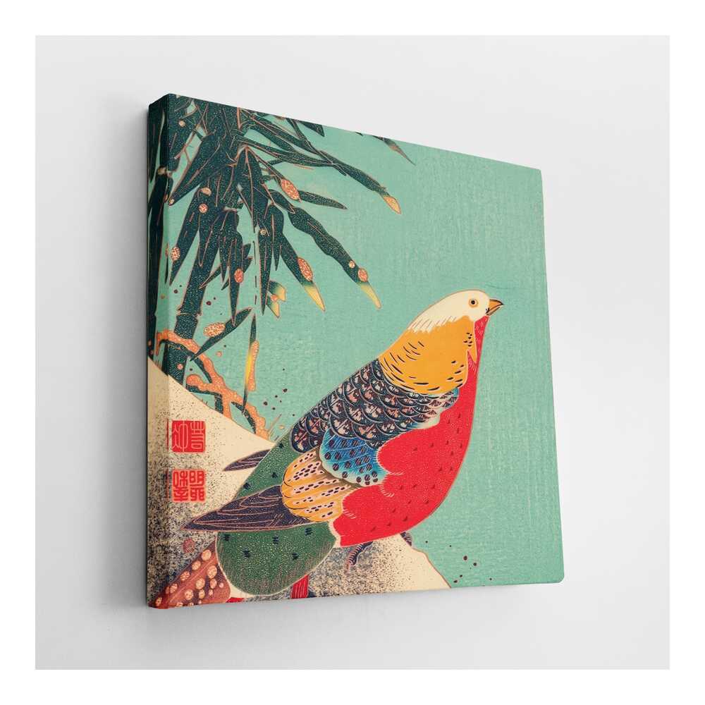 Picasoul - Picasoul Curated - Colorful Bird In Bamboo - Wall Decor