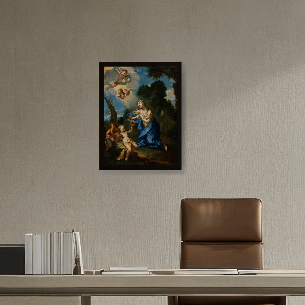 Penitent Magdalene - Framed Canvas