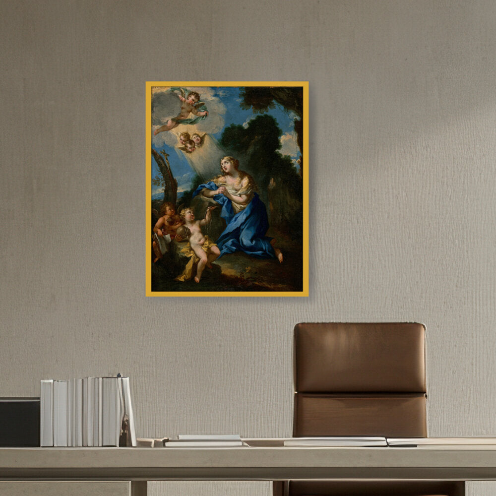 Penitent Magdalene - Framed Canvas