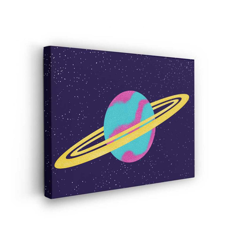 Picasoul - Picasoul Curated - Colorful Planet In Space - Wall Decor