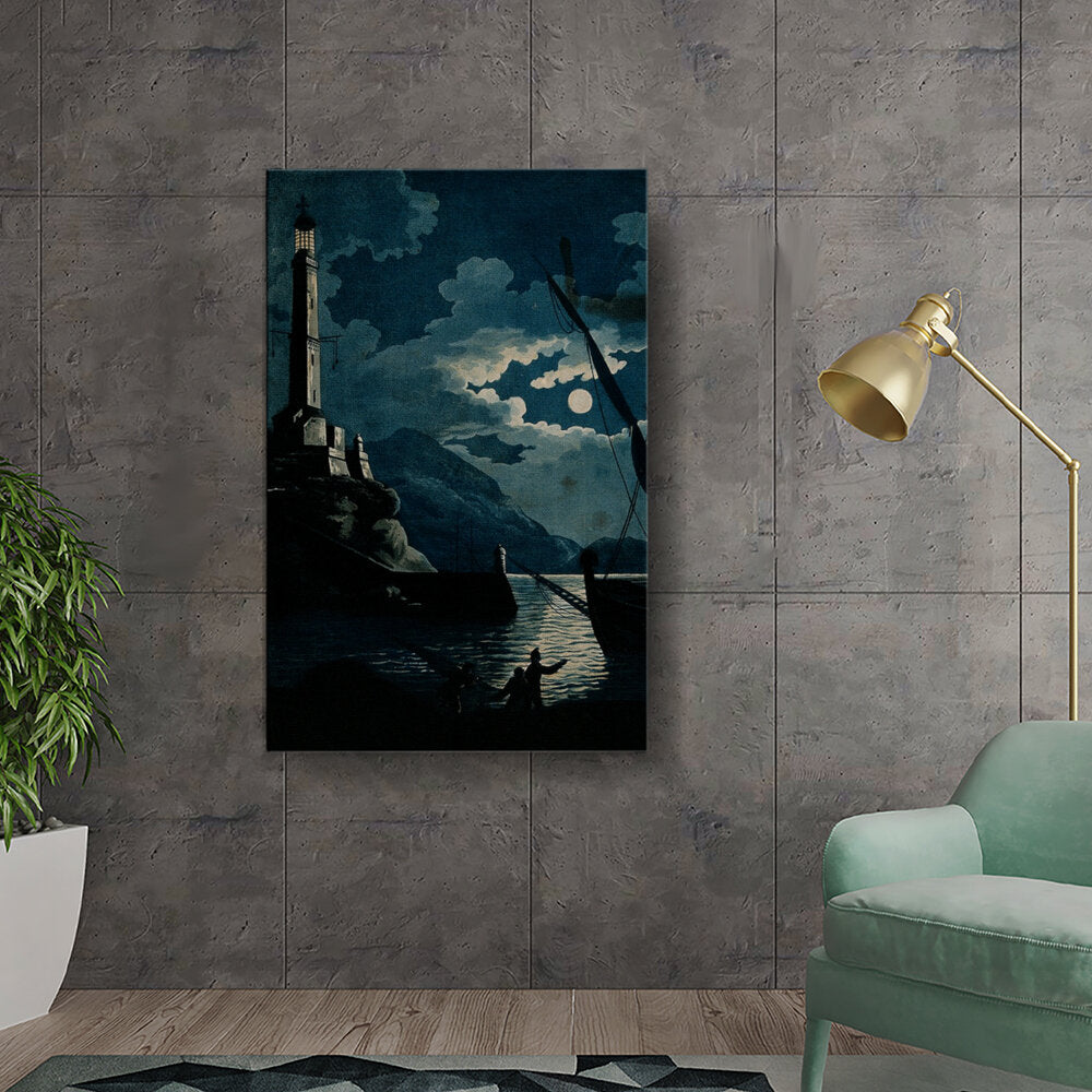 Moonlit Harbor