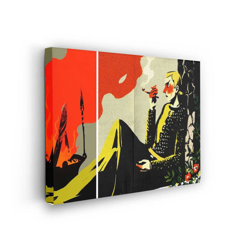 Picasoul - Picasoul Curated - Contemplation By The Fire - Wall Decor