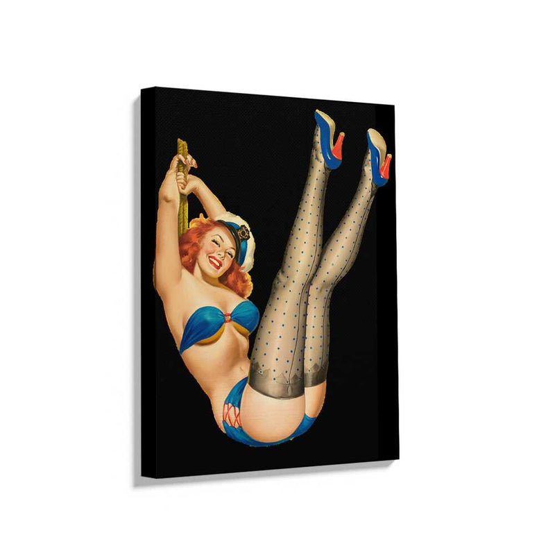 Picasoul - Picasoul Curated - Pin-Up Girl Swinging - Wall Decor