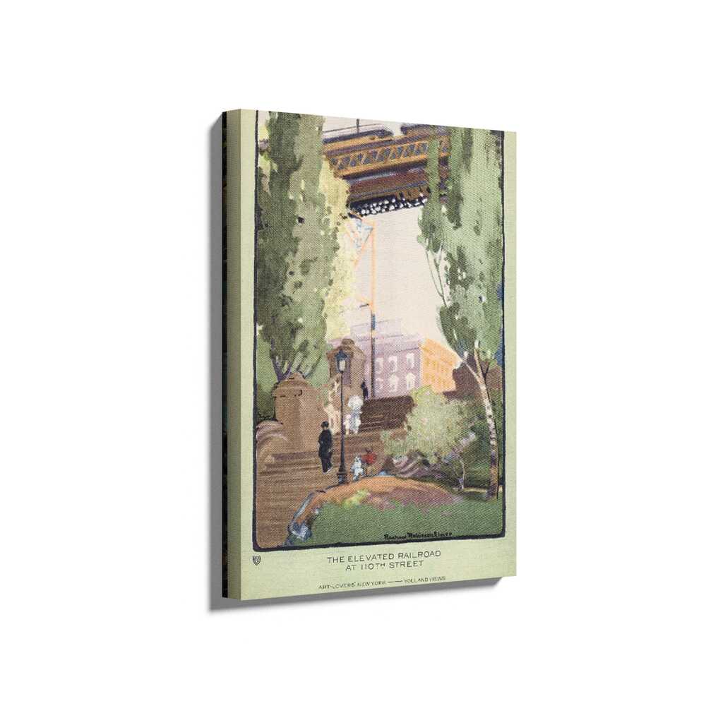 Picasoul - Picasoul Curated - The Elevated Railroad At 110th Street - Wall Decor