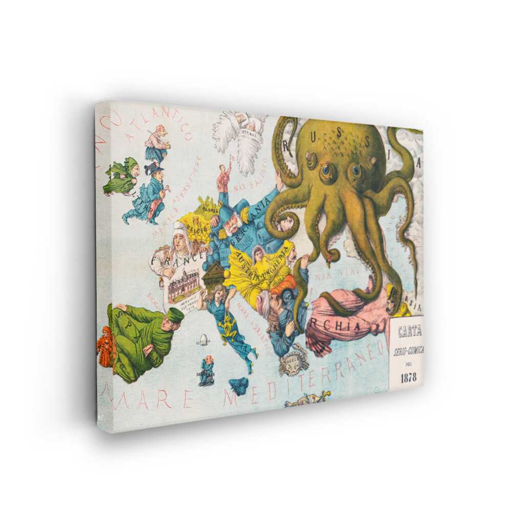Picasoul - Picasoul Curated - The Tentacles Of Europe - Wall Decor