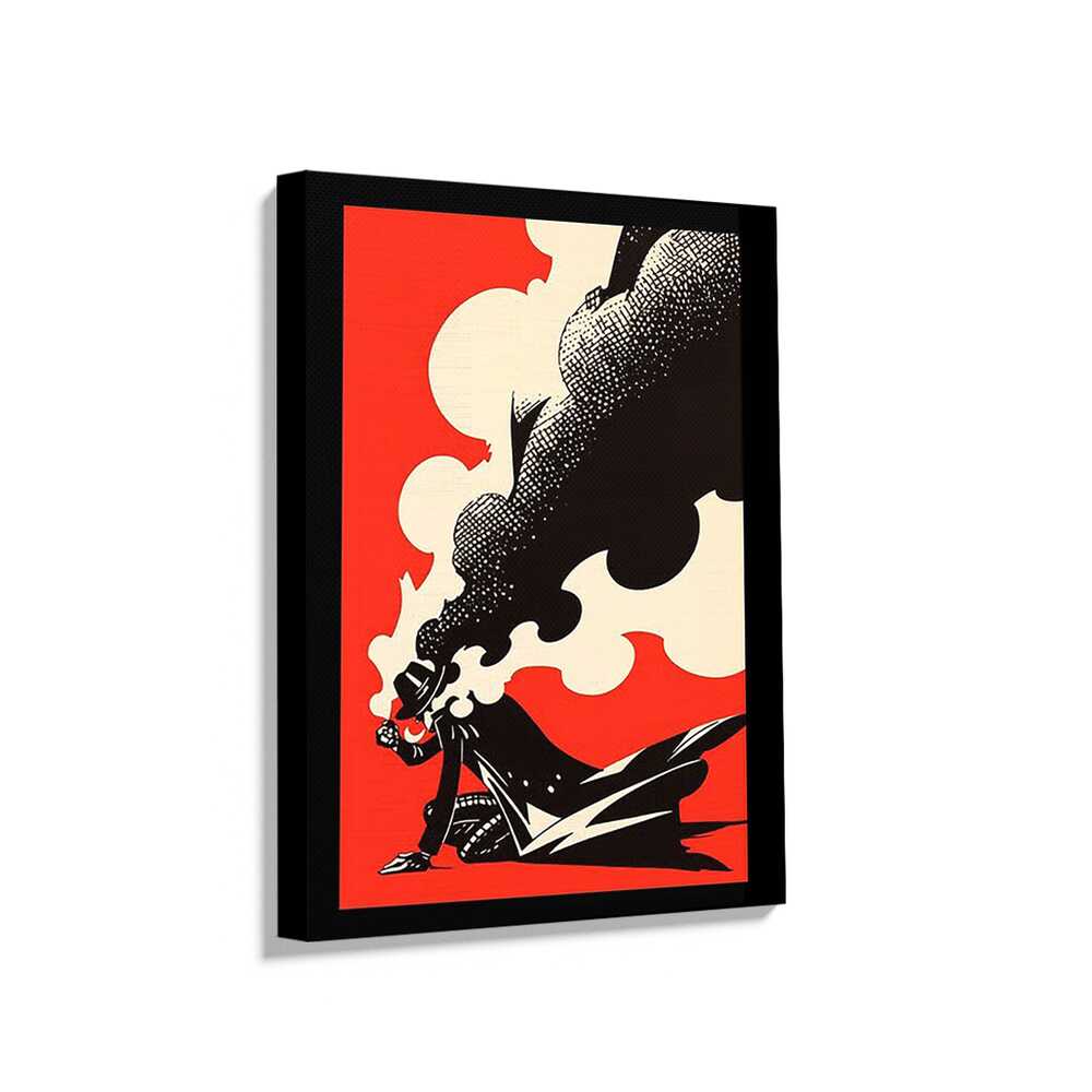 Picasoul - Picasoul Curated - Cloaked Figure In Smoke - Wall Decor