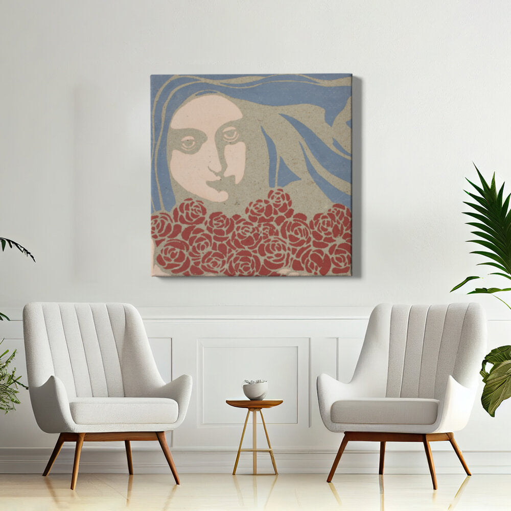 Woman With Roses 01