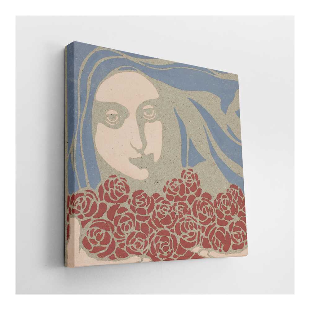 Picasoul - Picasoul Curated - Woman With Roses 01 - Wall Decor