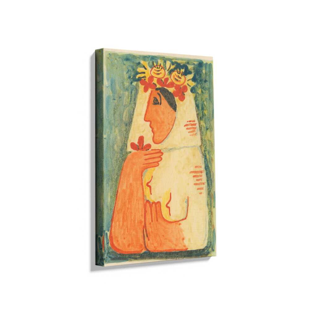 Picasoul - Picasoul Curated - Colorful Woman With Floral Crown - Wall Decor