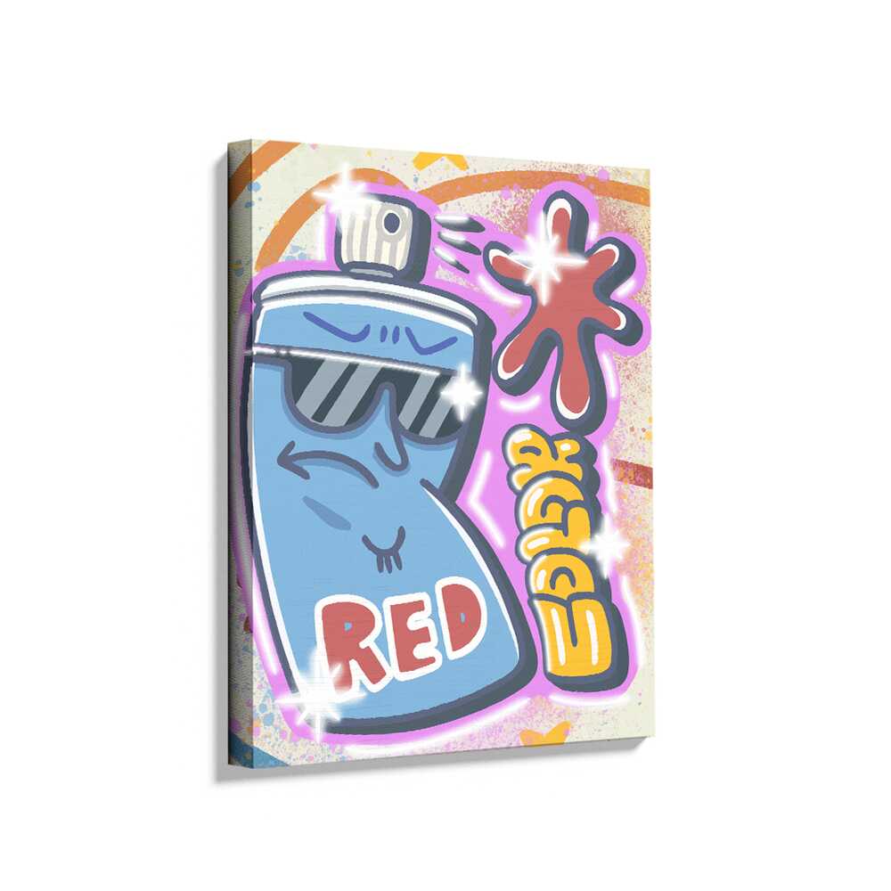 Picasoul - Picasoul Curated - Cool Red Spray Bottle - Wall Decor
