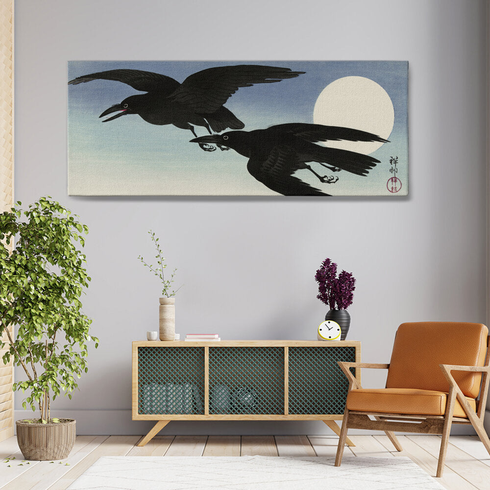 Crows In Flight