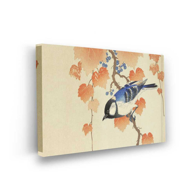 Picasoul - Picasoul Curated - Blue Jay Among Autumn Leaves - Wall Decor