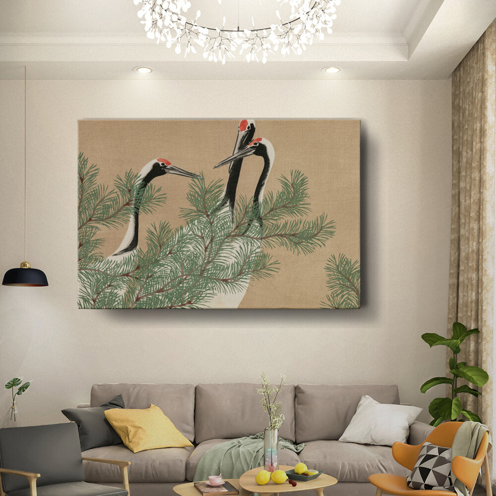 Cranes Among Pines 01