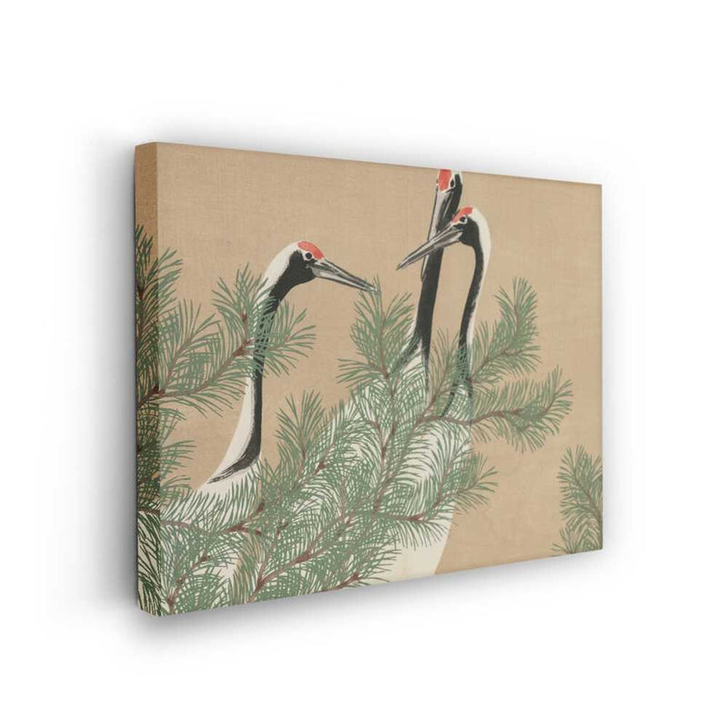 Picasoul - Picasoul Curated - Cranes Among Pines 01 - Wall Decor