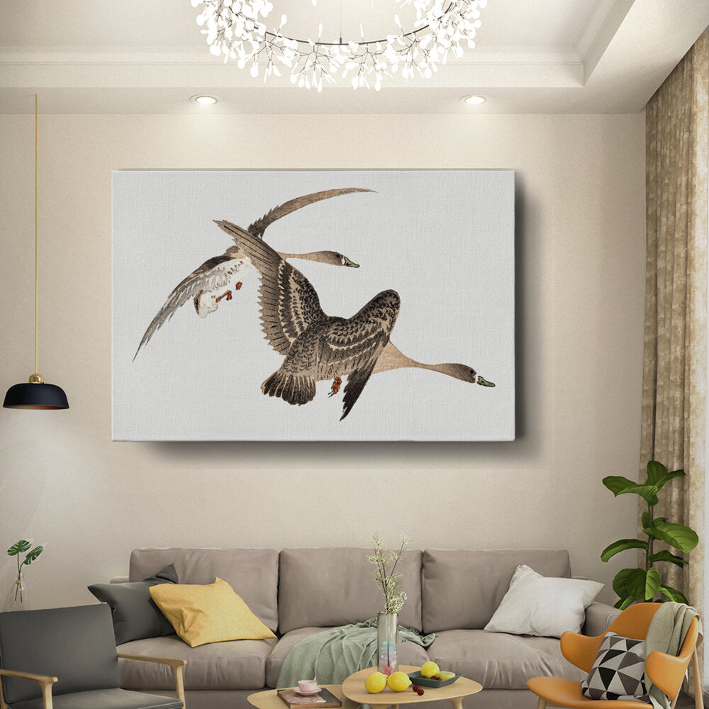 Graceful Flight Of Geese