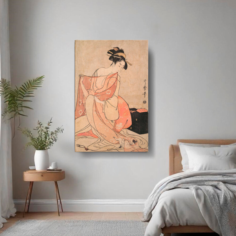 Woman In Traditional Kimono