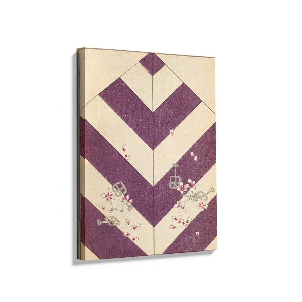 Picasoul - Picasoul Curated - Floral Chevron Pattern - Wall Decor