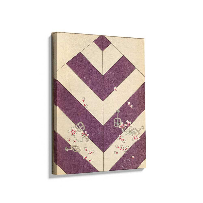 Picasoul - Picasoul Curated - Floral Chevron Pattern - Wall Decor