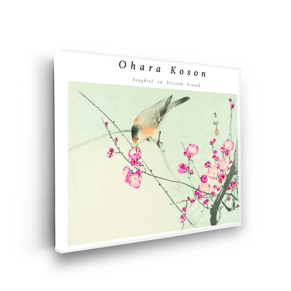 Picasoul - Picasoul Curated - Songbird On Blossom Branch 01 - Wall Decor