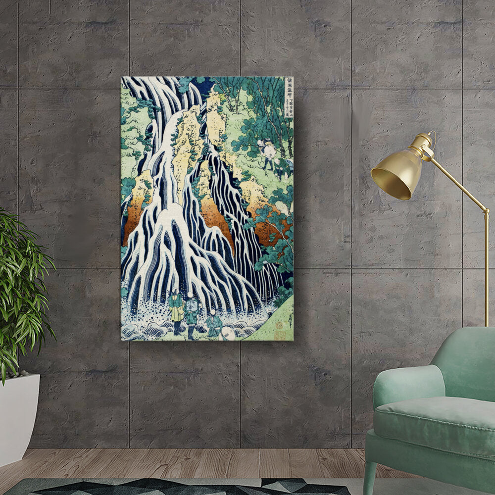 Waterfall Scene In Nature