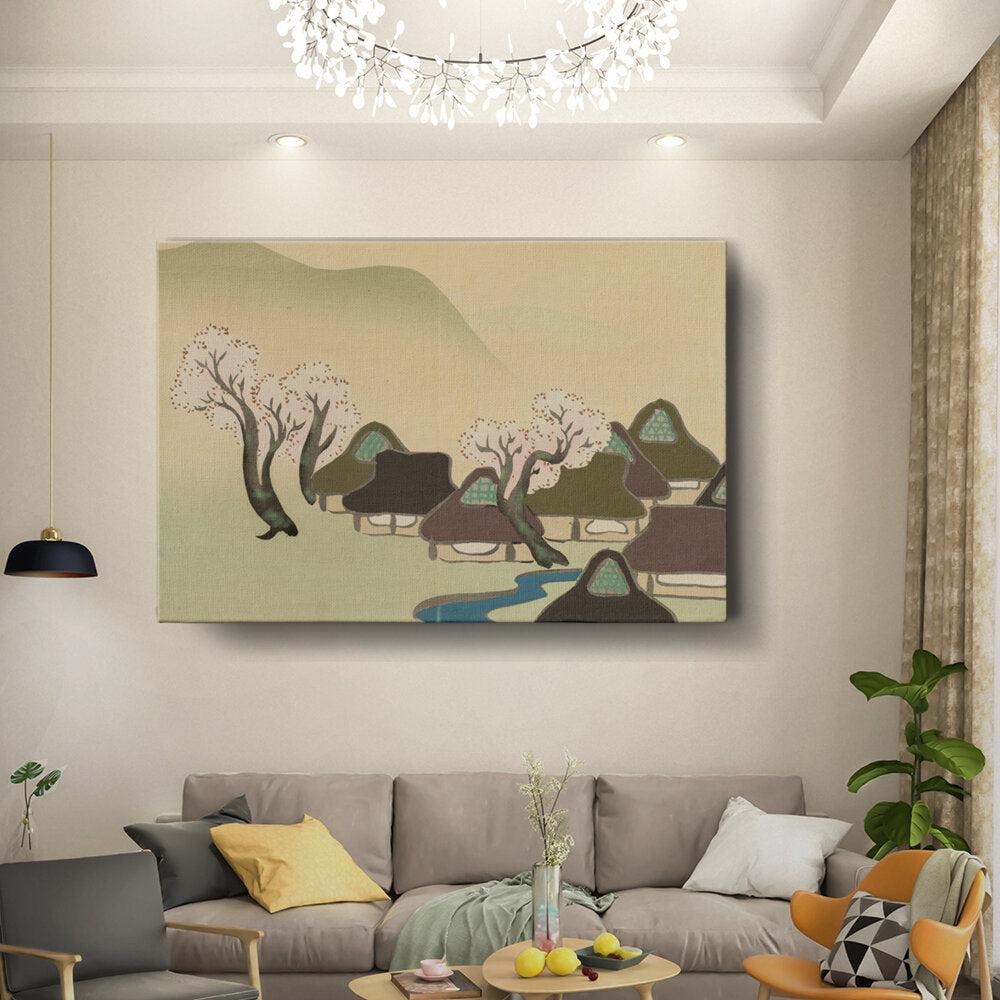 Tranquil Village Scene