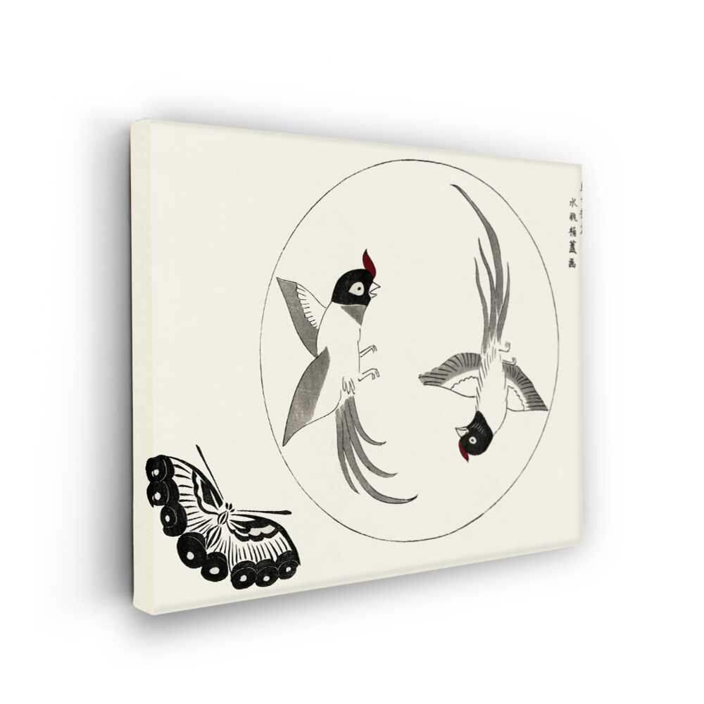 Picasoul - Picasoul Curated - Harmony Of Birds And Butterfly - Wall Decor