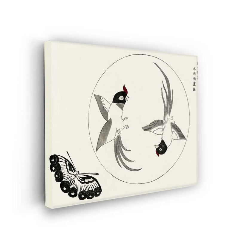 Picasoul - Picasoul Curated - Harmony Of Birds And Butterfly - Wall Decor