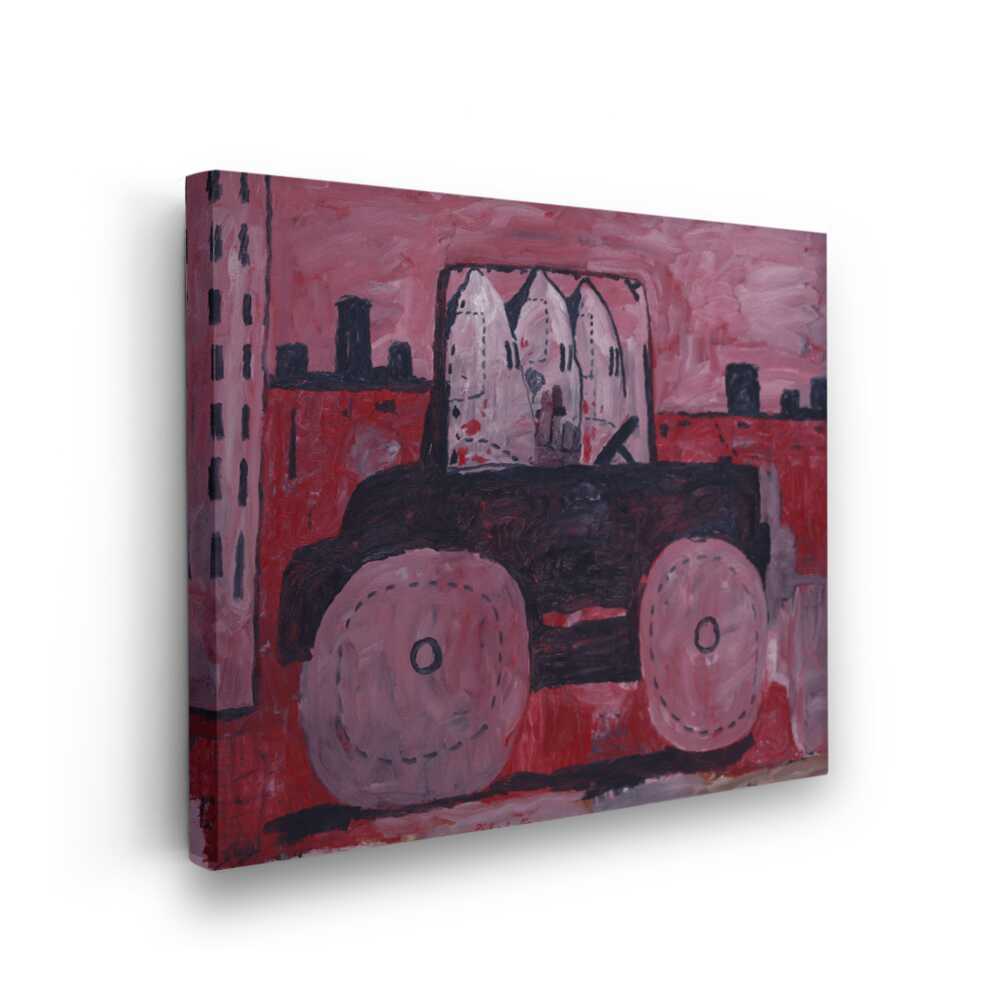 Picasoul - Picasoul Curated - Pink Tractor - Wall Decor
