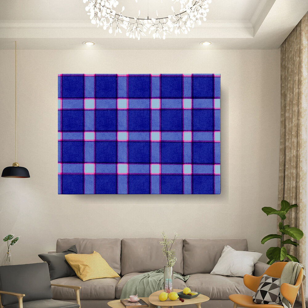 Blue Plaid Pattern