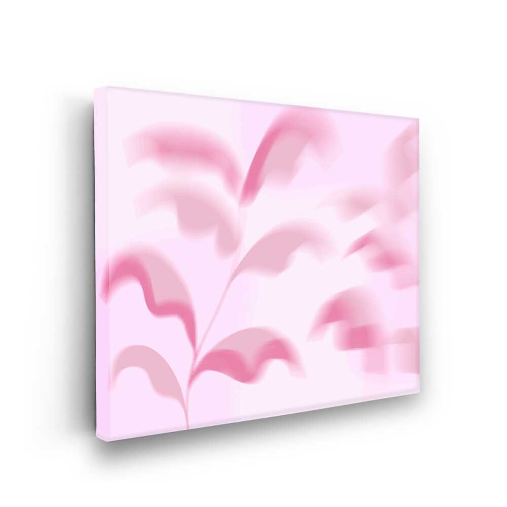 Picasoul - Picasoul Curated - Soft Pink Leaves - Wall Decor