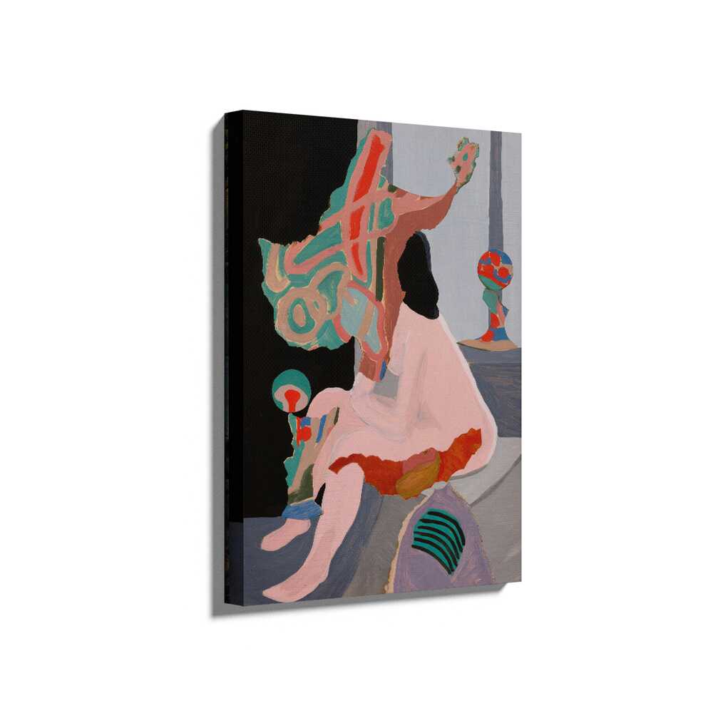 Picasoul - Picasoul Curated - Abstract Woman With Sculptures - Wall Decor