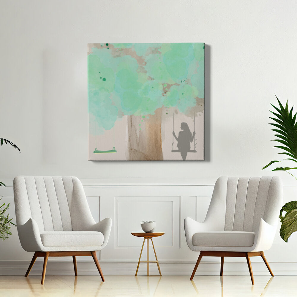 Whimsical Swing Under The Tree