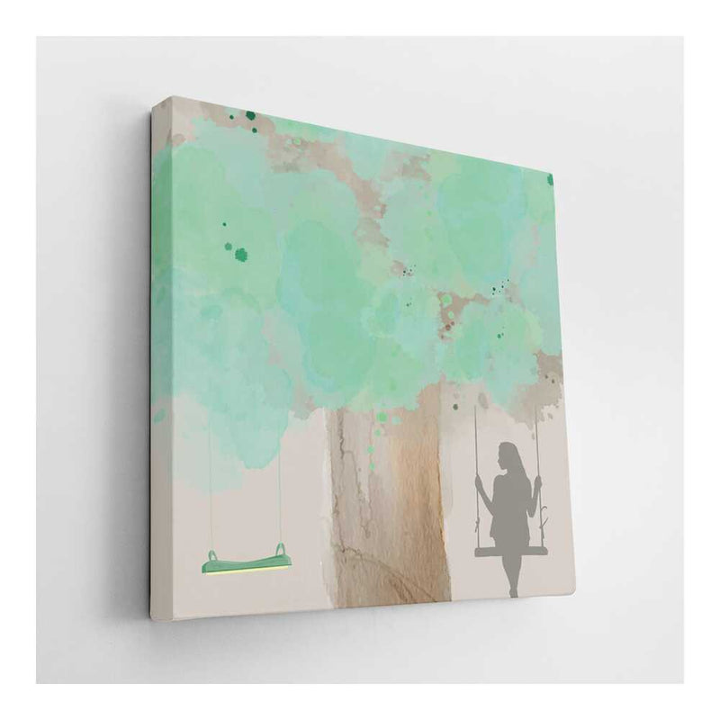 Picasoul - Picasoul Curated - Whimsical Swing Under The Tree - Wall Decor