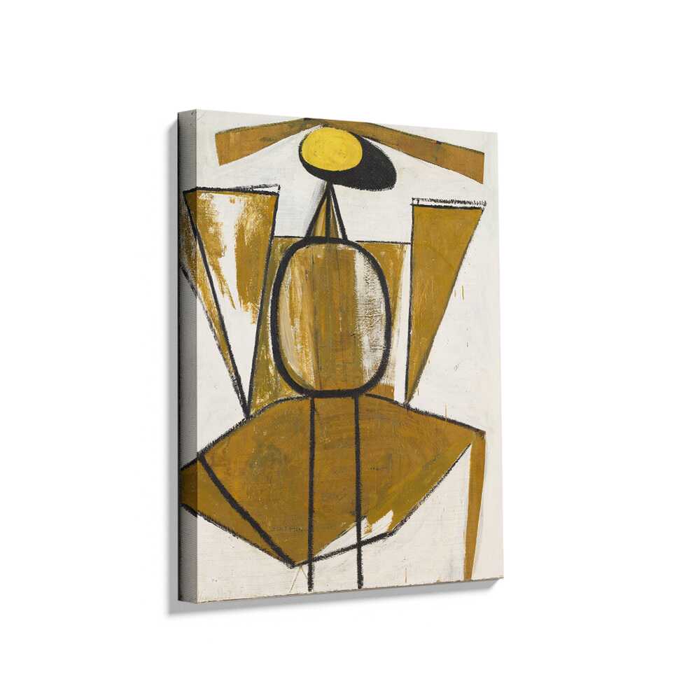 Picasoul - Picasoul Curated - Abstract Figure In Gold - Wall Decor