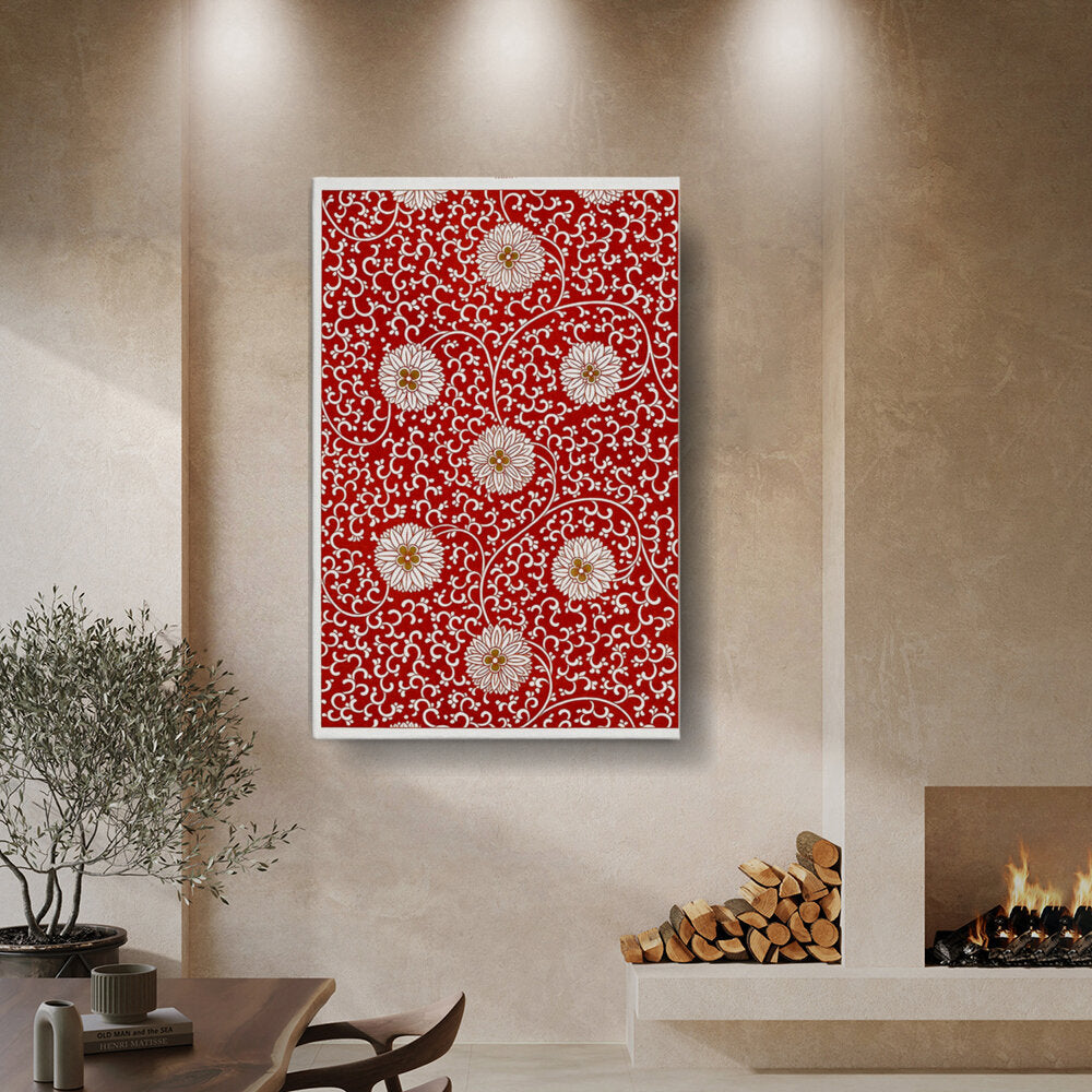 Floral Red Pattern