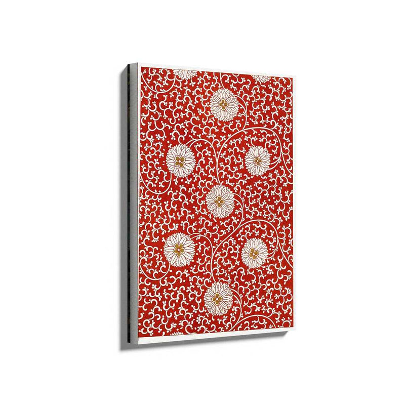 Picasoul - Picasoul Curated - Floral Red Pattern - Wall Decor