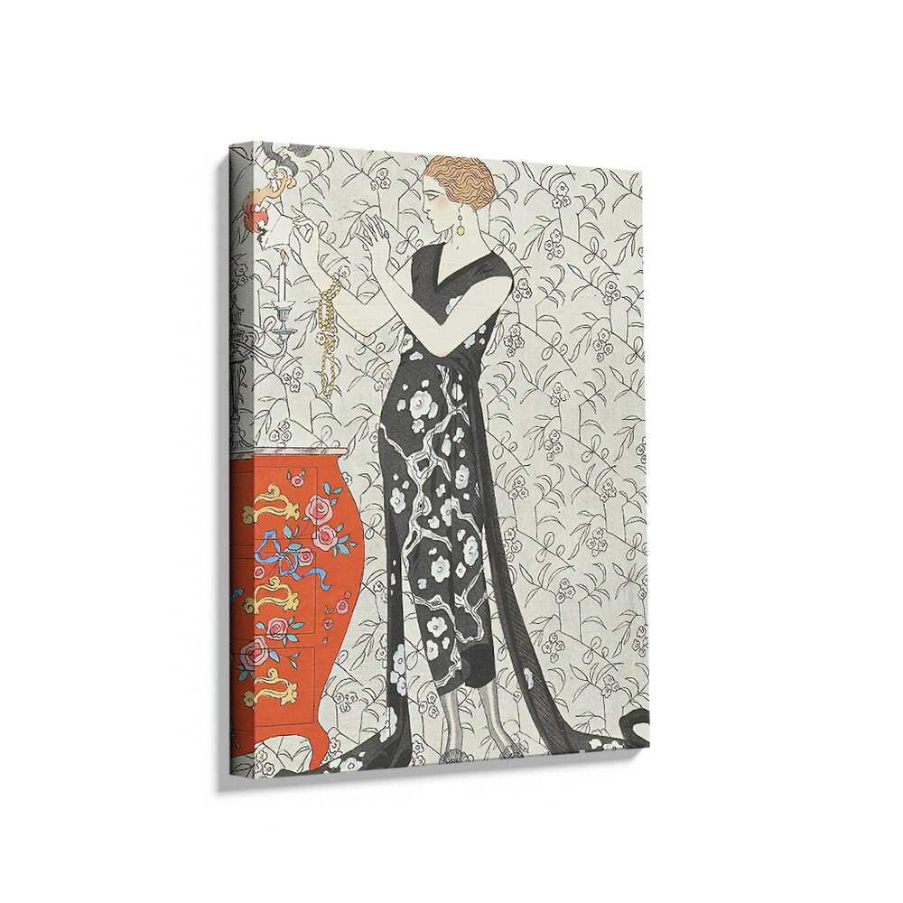 Picasoul - Picasoul Curated - Elegant Woman With Accessories - Wall Decor