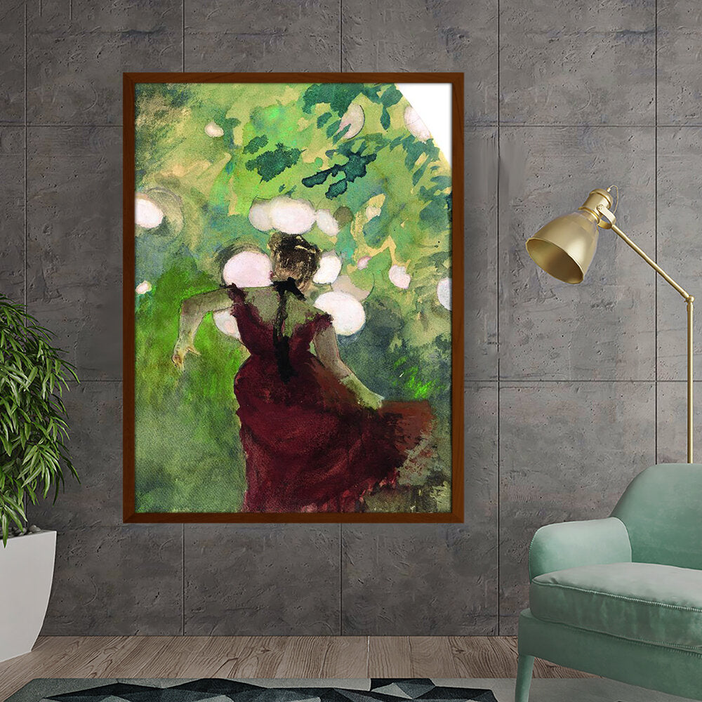 Singer In A Parisian Caf?? - Framed Canvas
