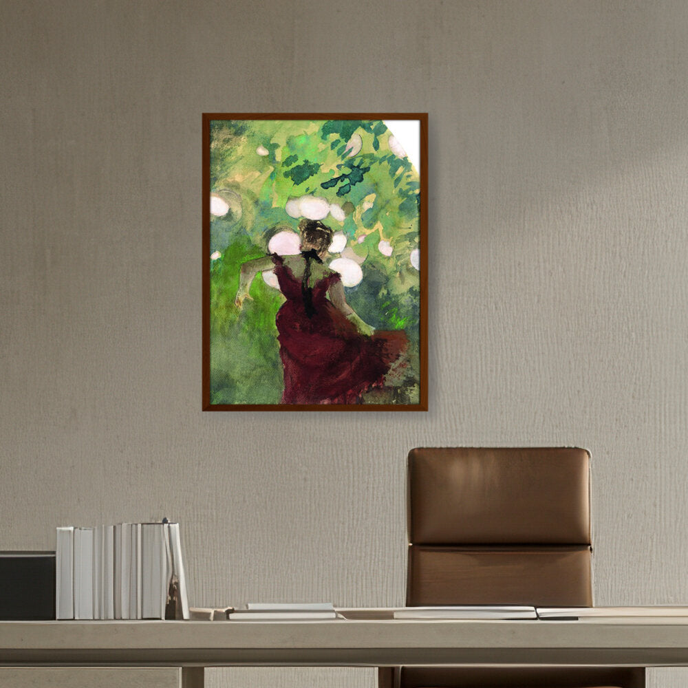 Singer In A Parisian Caf?? - Framed Canvas