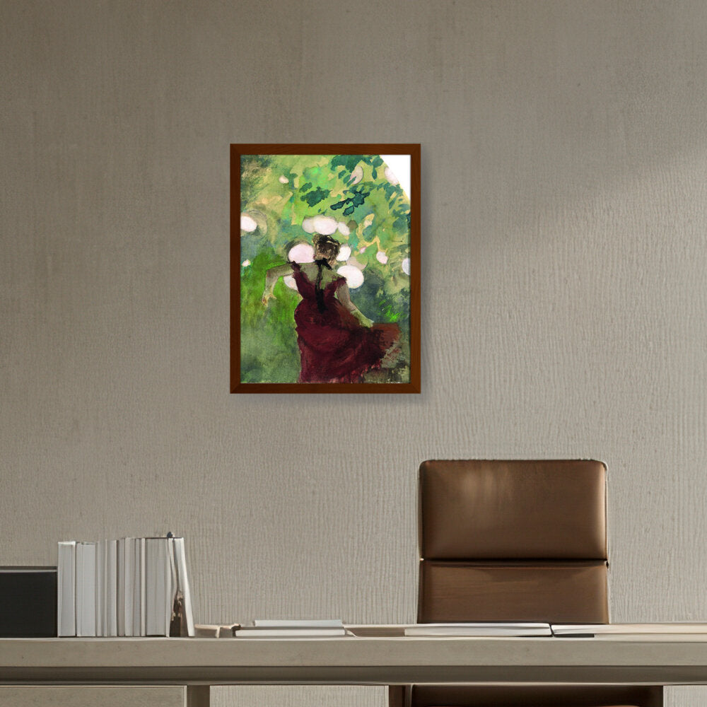Singer In A Parisian Caf?? - Framed Canvas