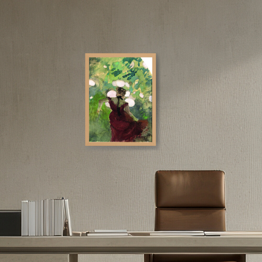 Singer In A Parisian Caf?? - Framed Canvas