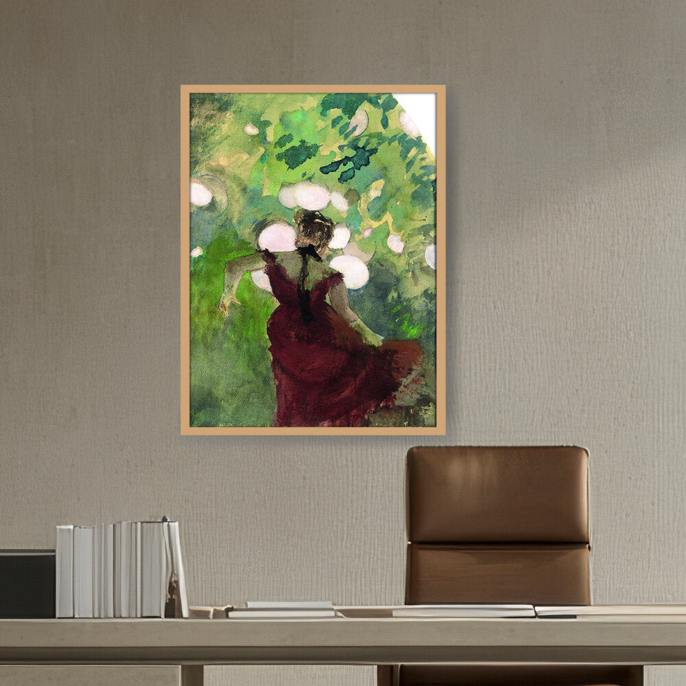 Singer In A Parisian Caf?? - Framed Canvas
