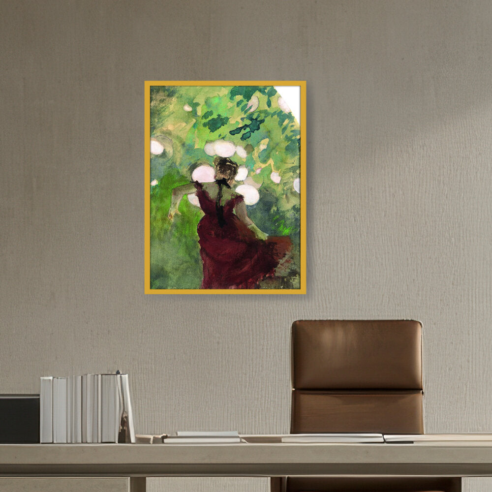 Singer In A Parisian Caf?? - Framed Canvas