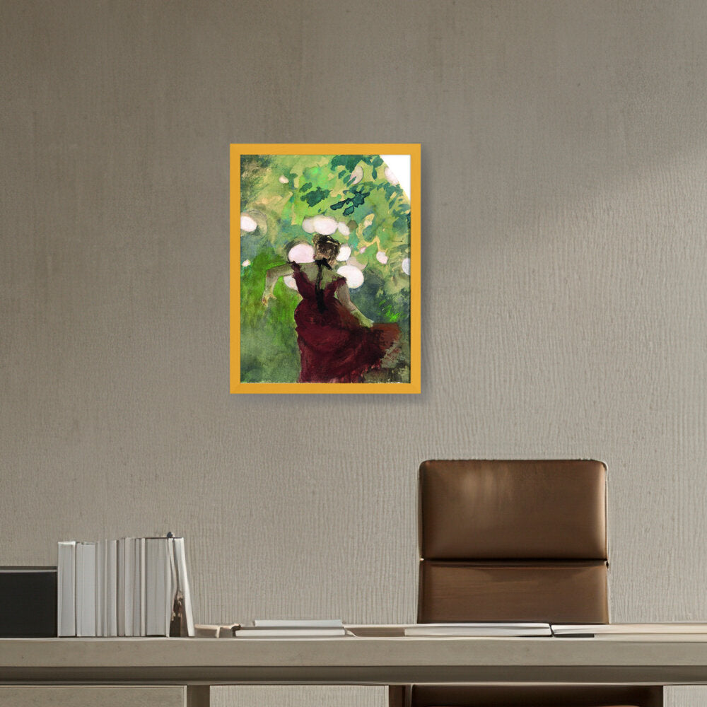 Singer In A Parisian Caf?? - Framed Canvas