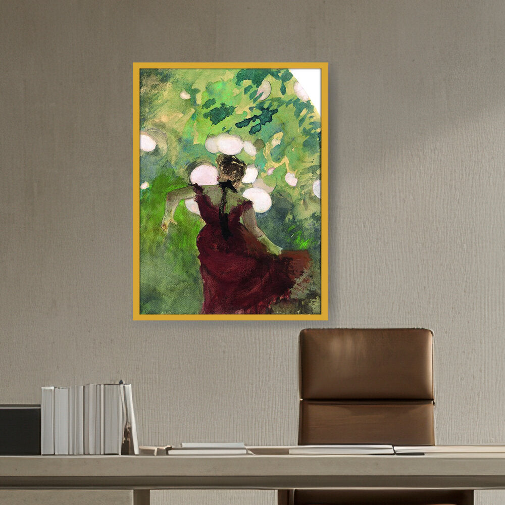 Singer In A Parisian Caf?? - Framed Canvas