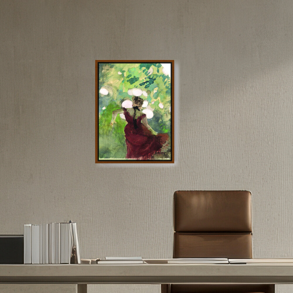 Singer In A Parisian Caf̩ - FLOATING FRAME