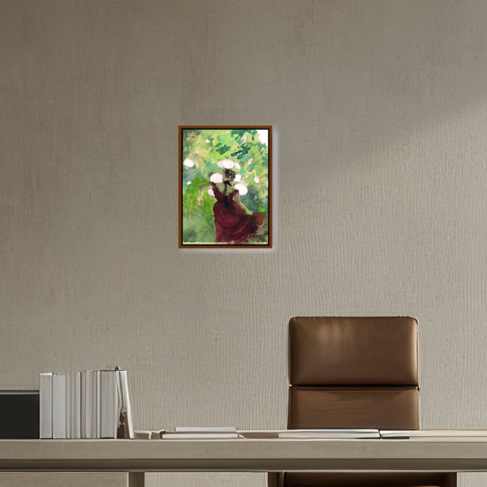 Singer In A Parisian Caf̩ - FLOATING FRAME
