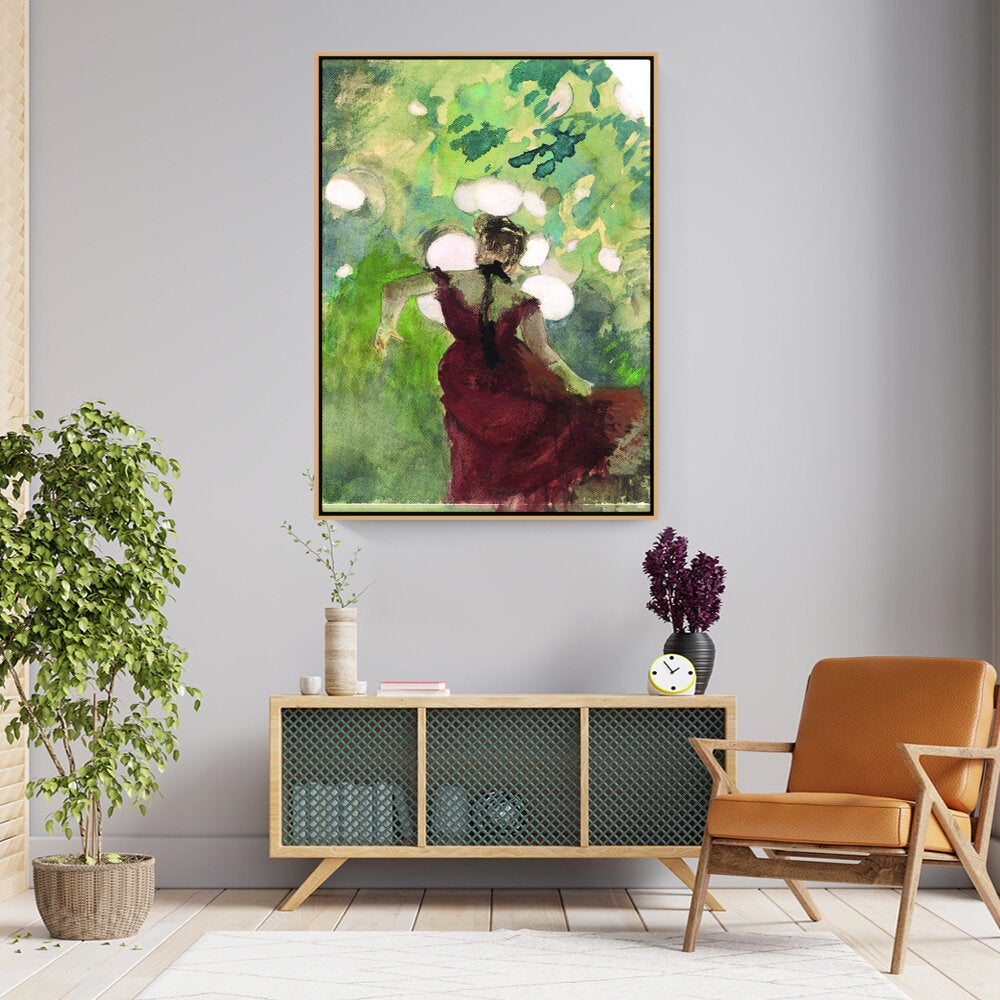 Singer In A Parisian Caf̩ - FLOATING FRAME