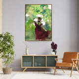 Singer In A Parisian Caf̩ - FLOATING FRAME