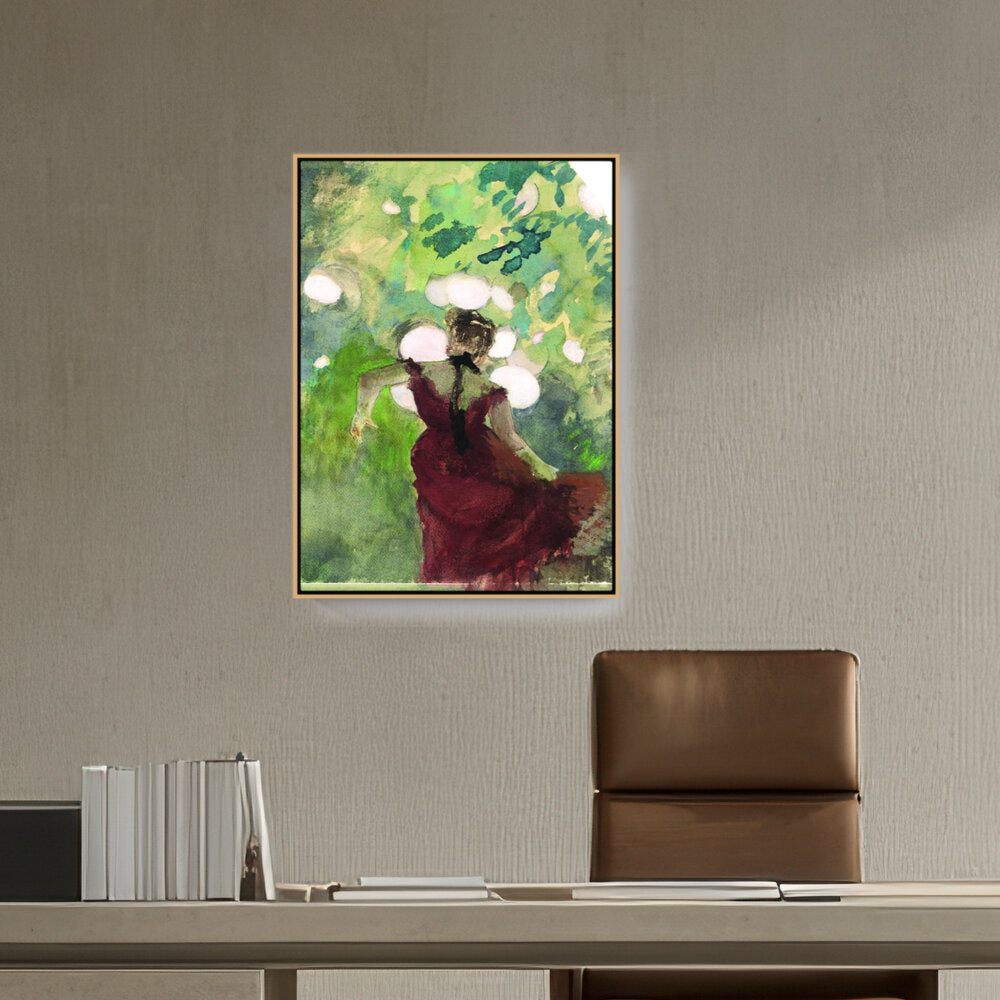 Singer In A Parisian Caf̩ - FLOATING FRAME